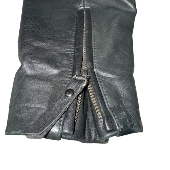 Harley-Davidson Women’s Medium Leather Jacket Custom Hand Painted Back